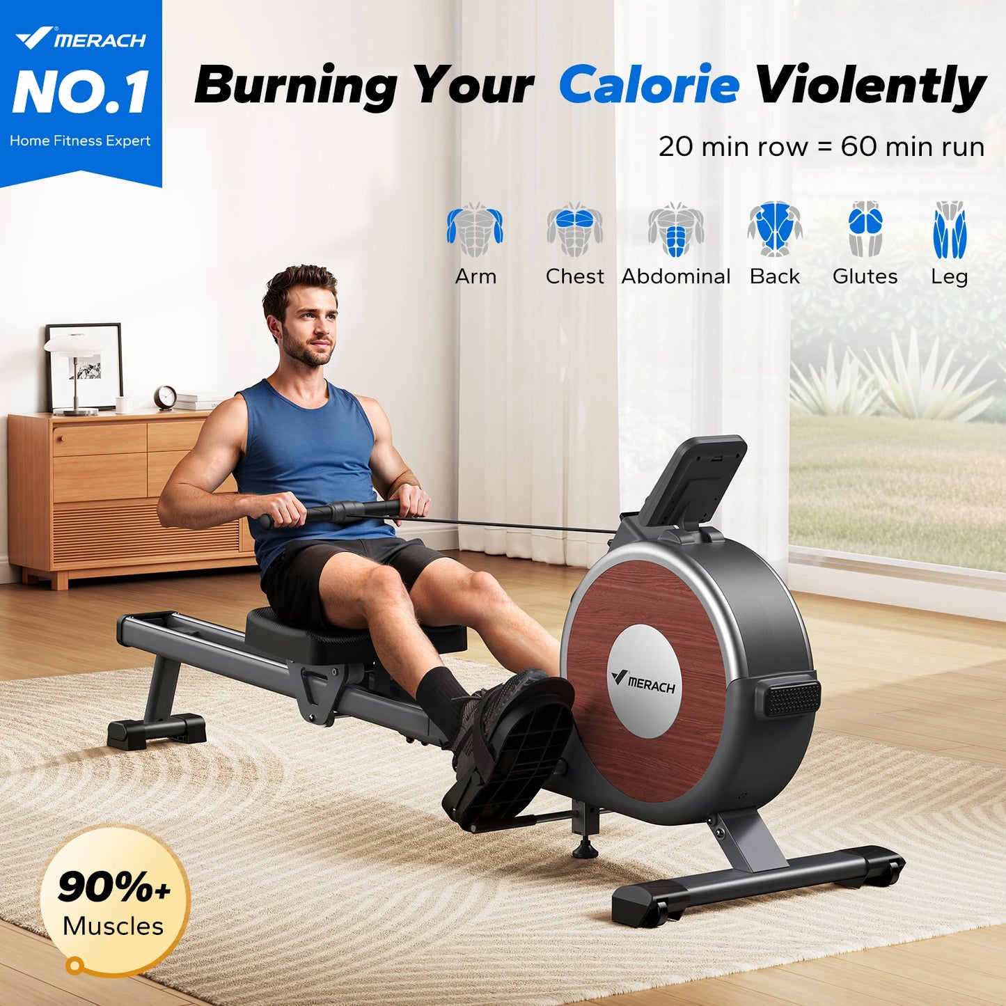 Magnetic Rowing Machine