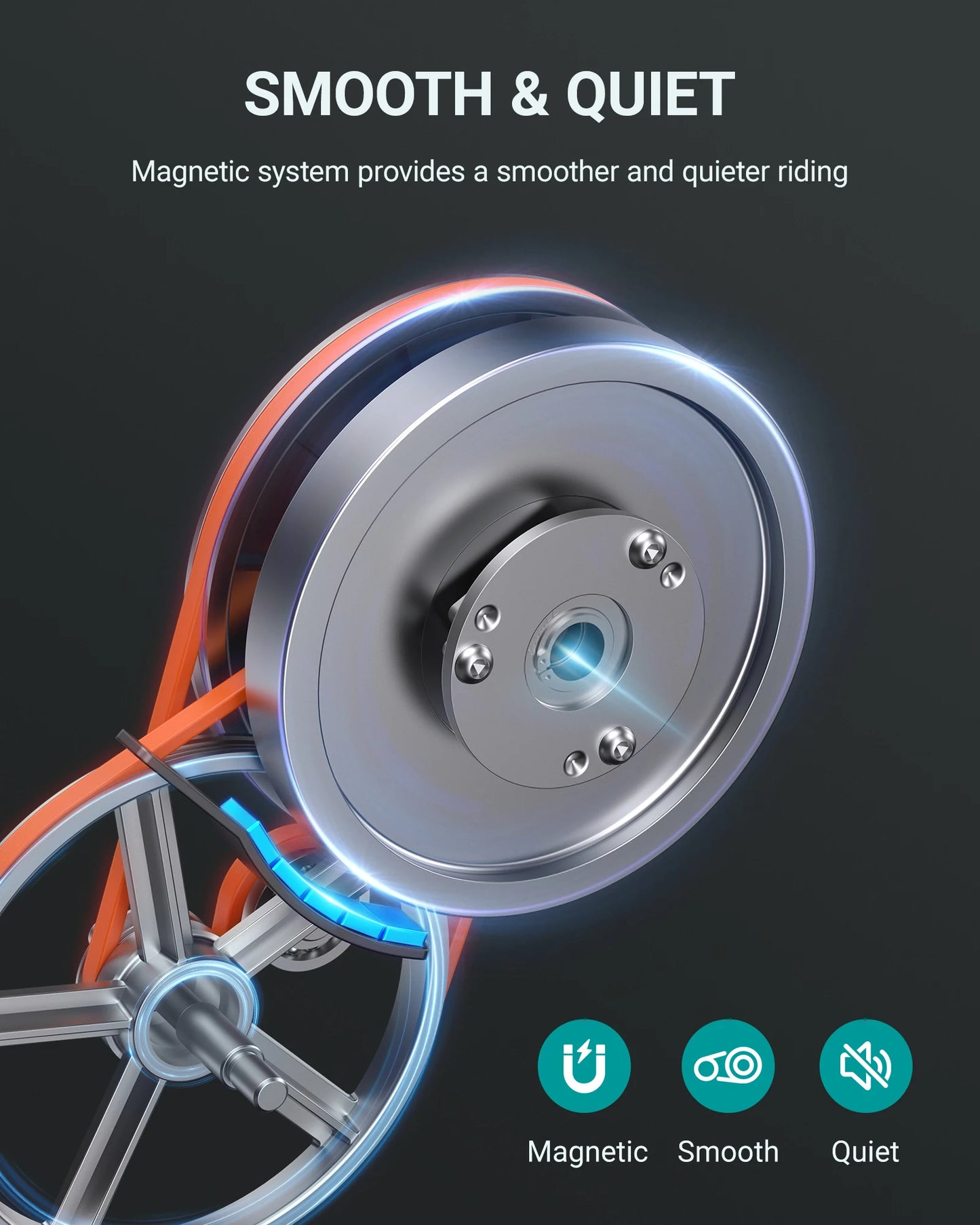Folding Magnetic Exercise Bike