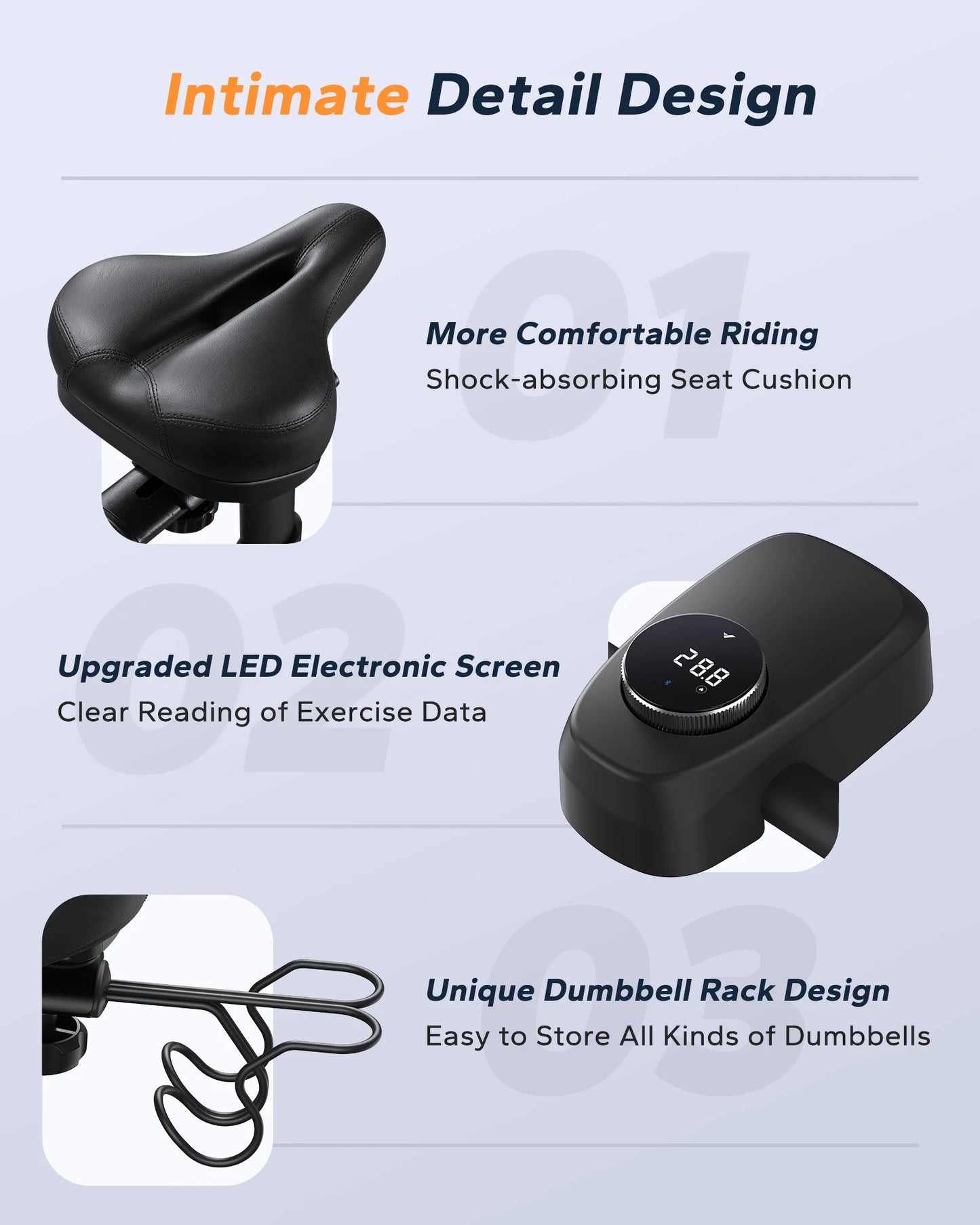 Quiet Magnetic Exercise Bike
