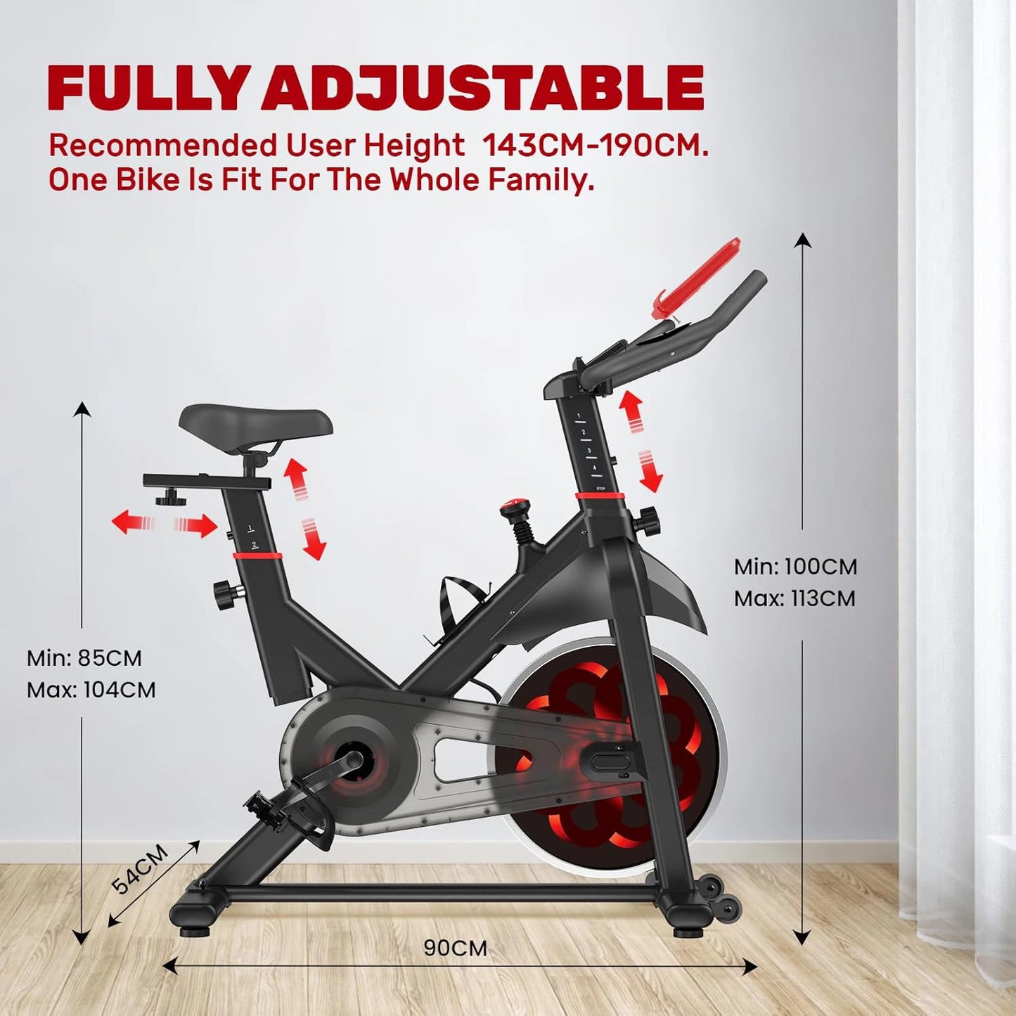 Heavy-Duty Magnetic Exercise Bike