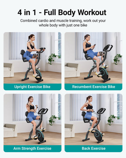 Folding Magnetic Exercise Bike