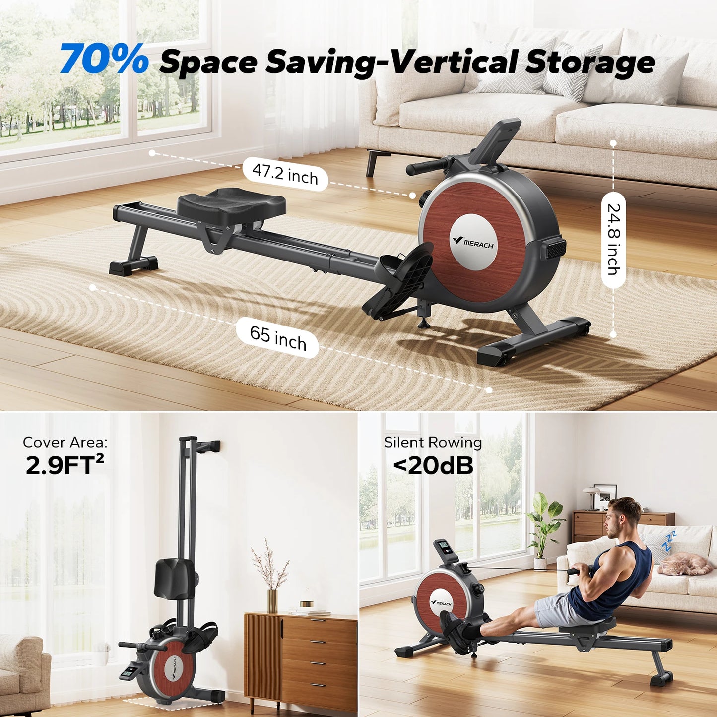 Magnetic Rowing Machine