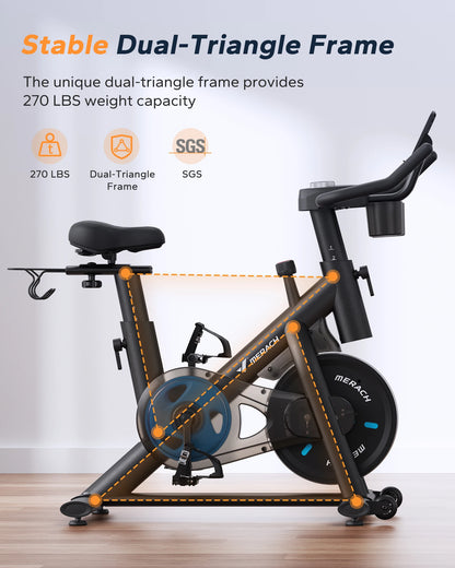 Quiet Magnetic Exercise Bike