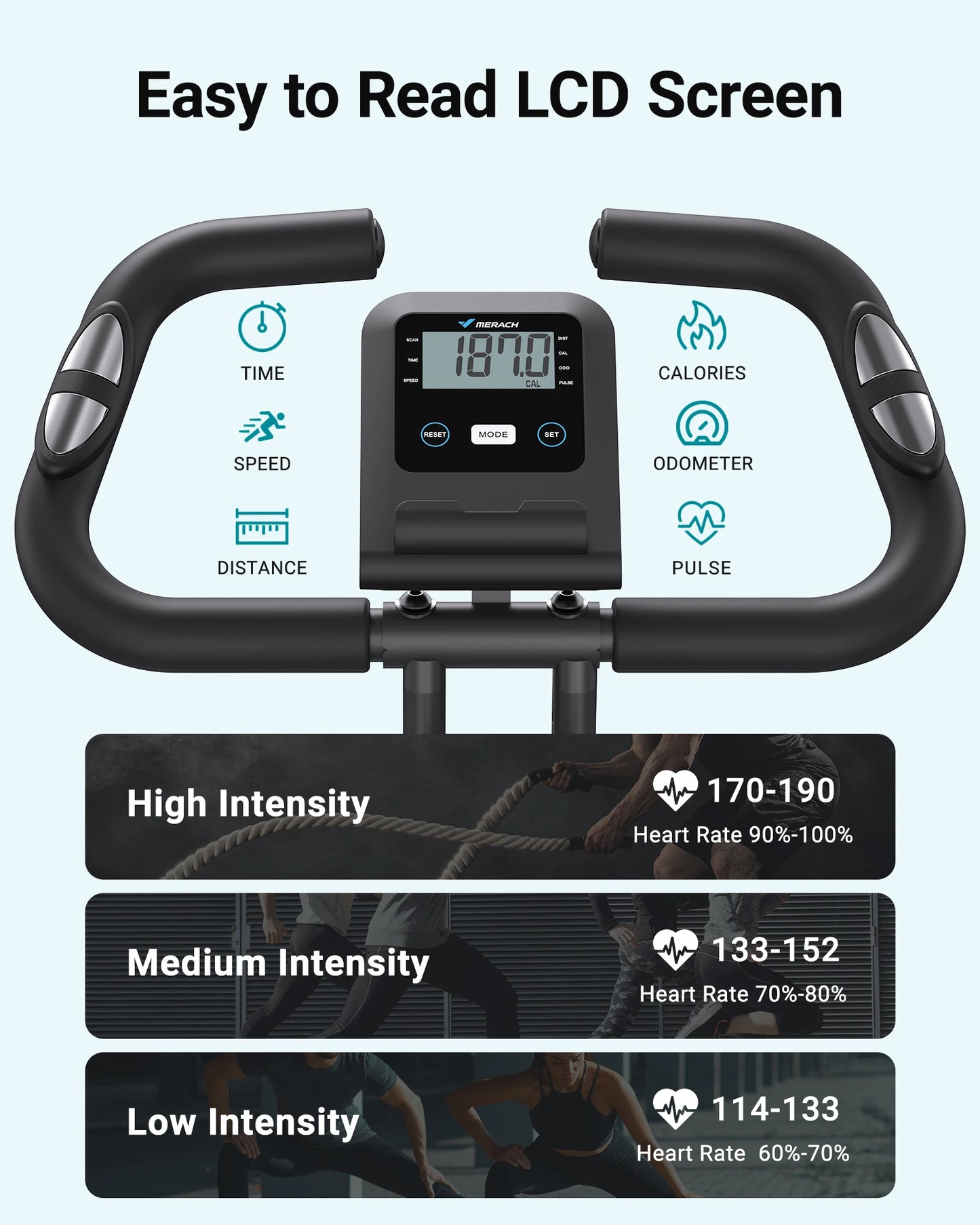 Folding Magnetic Exercise Bike