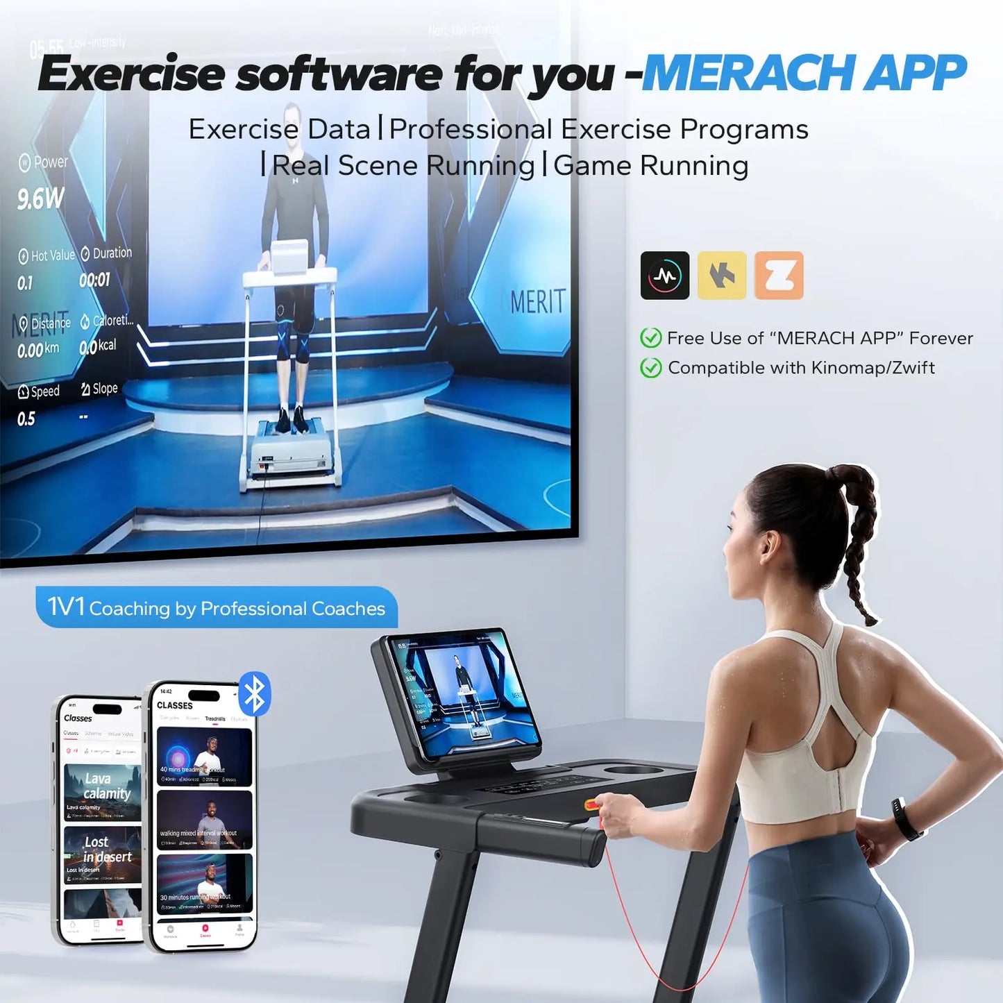 Foldable T12 Treadmill with Incline