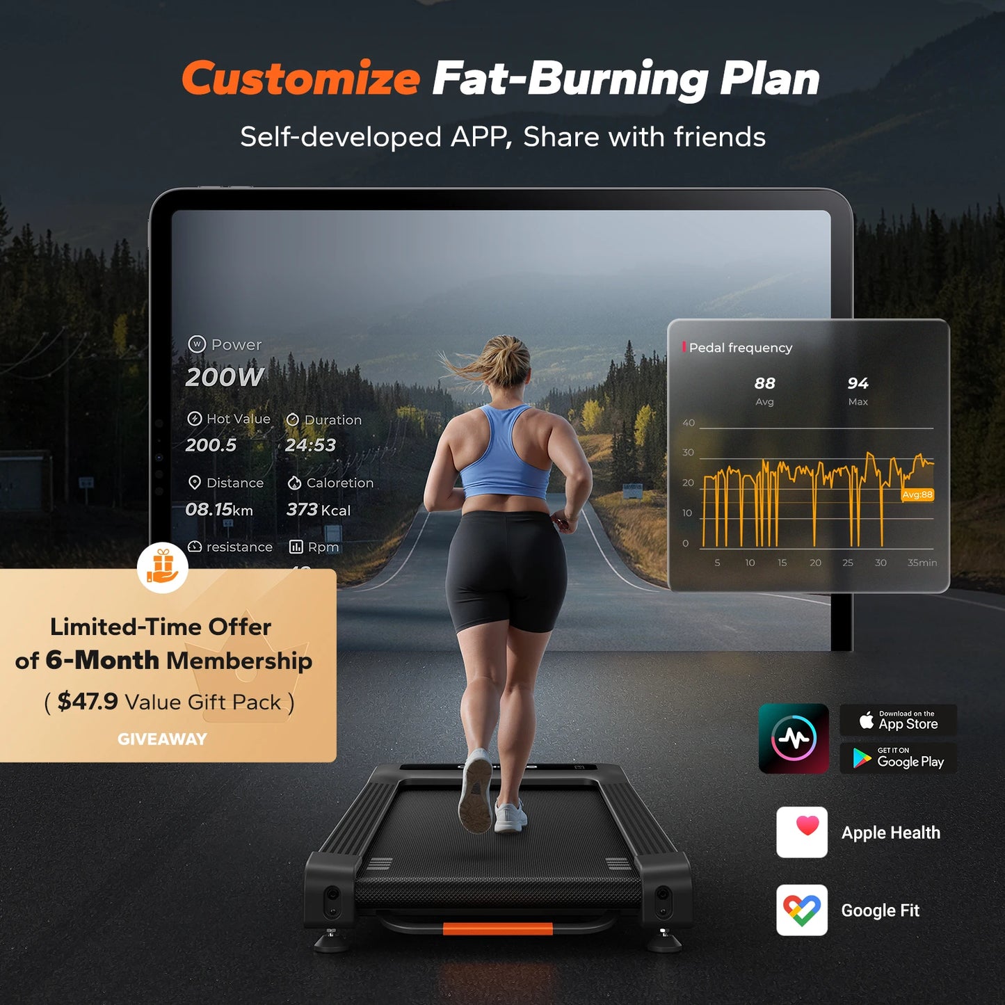 Walking Pad T25 Treadmill