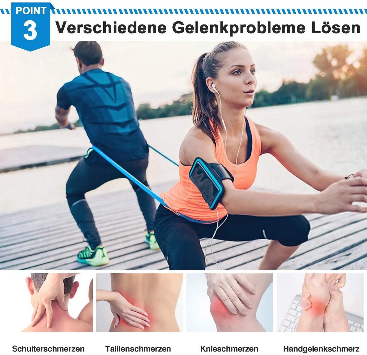 3Pcs Elastic Fitness Bands