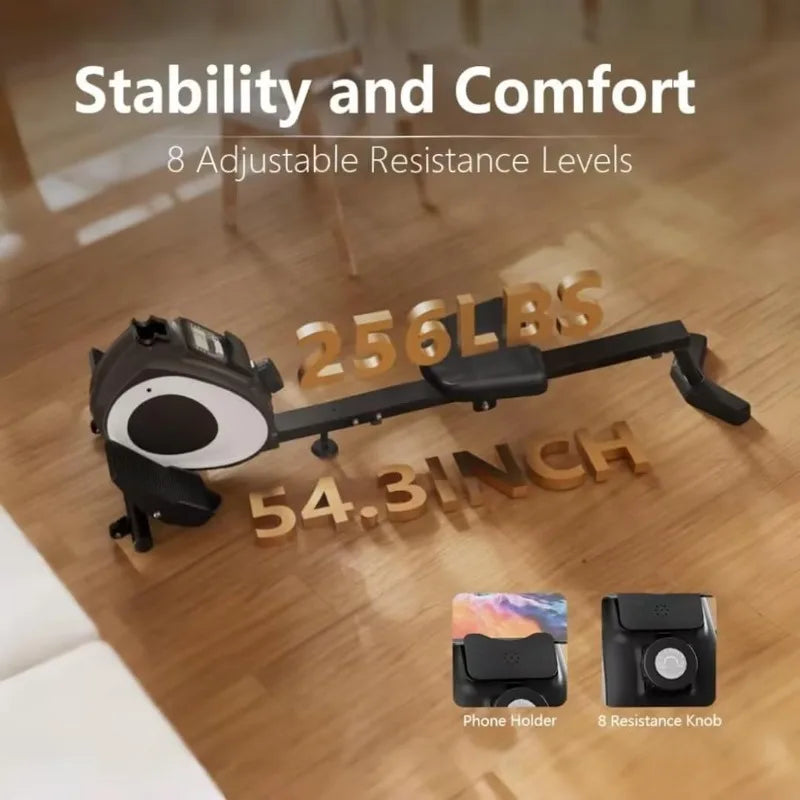 Foldable Magnetic Rowing Machine