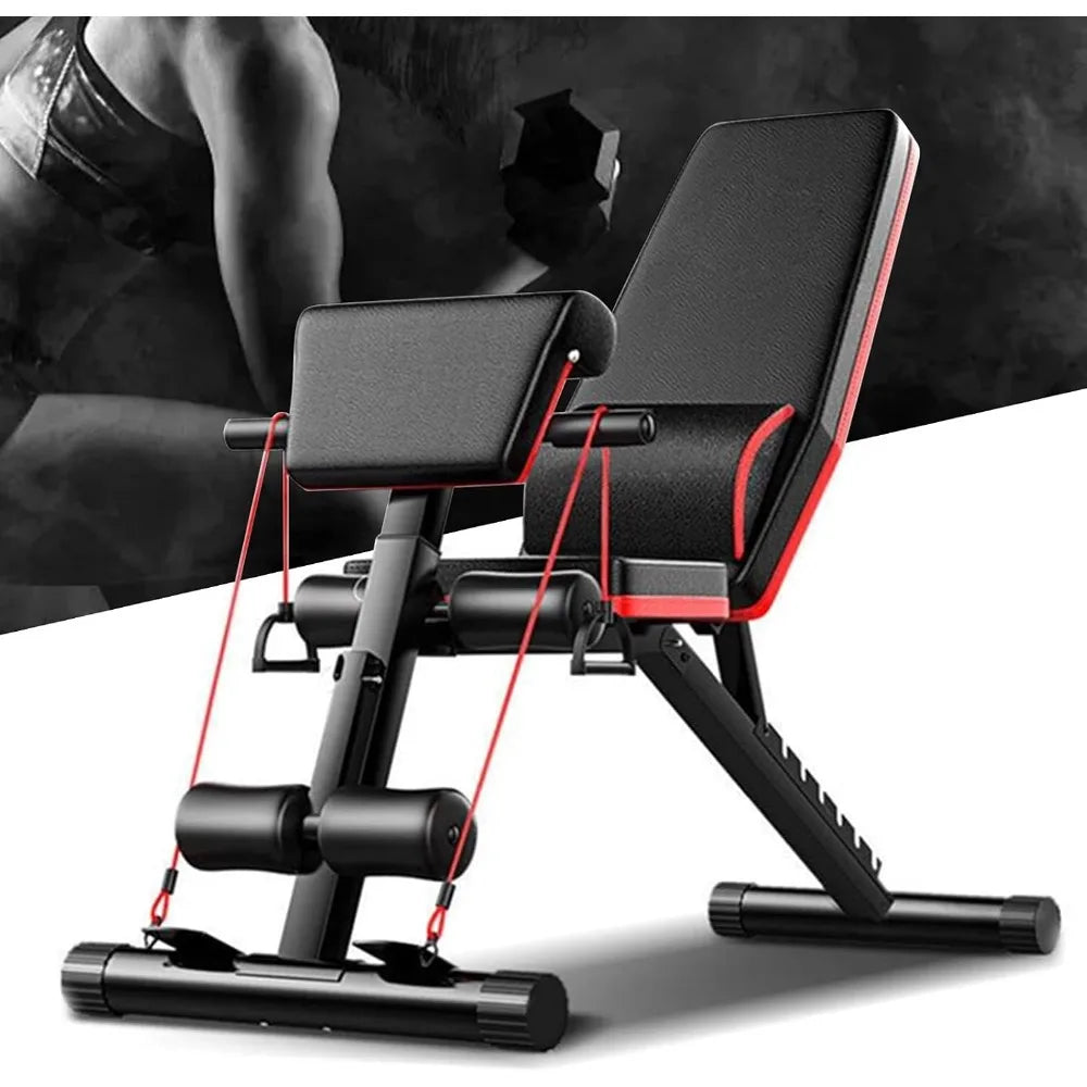 Foldable Adjustable Dumbbell Bench