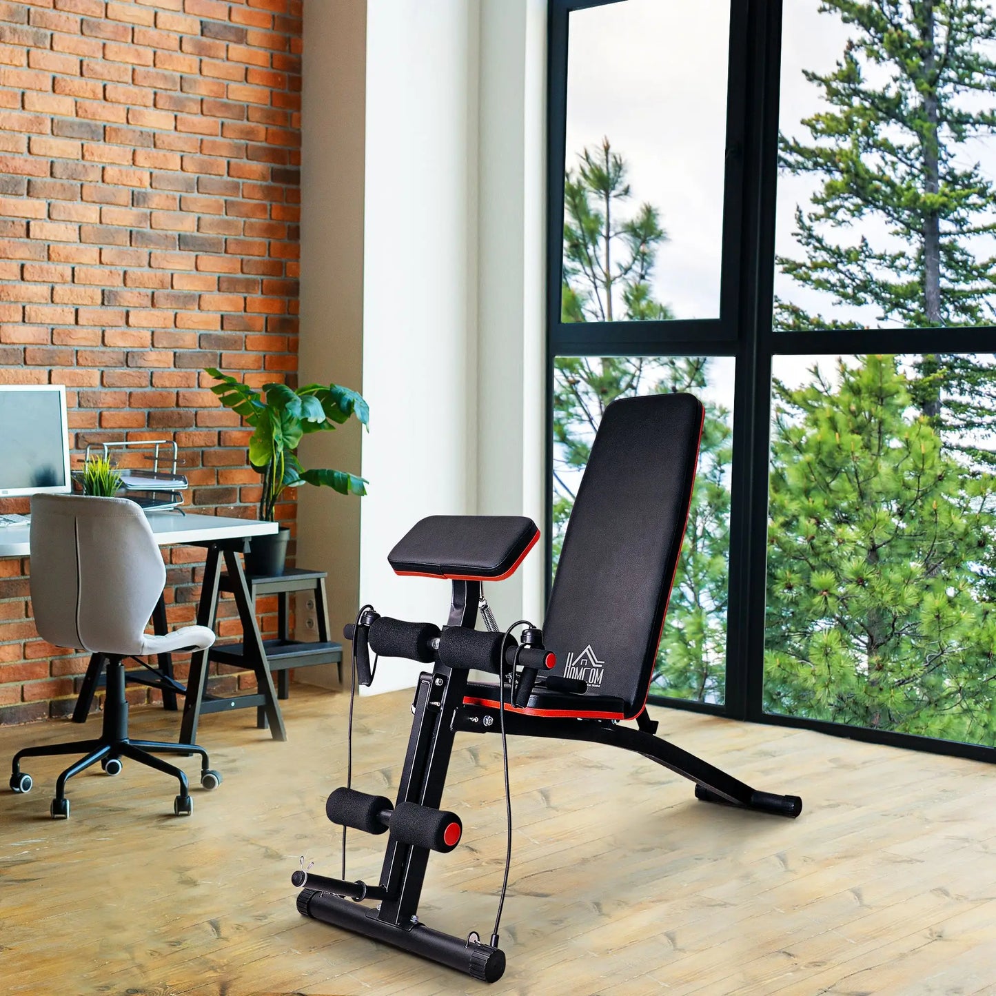 Foldable Adjustable Weight Bench