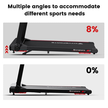 Compact Electric Folding Treadmill