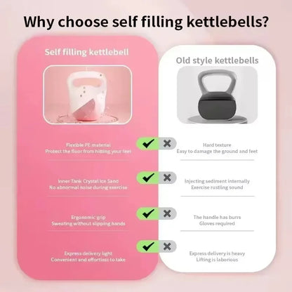 Adjustable Soft Water-Filled Kettlebell