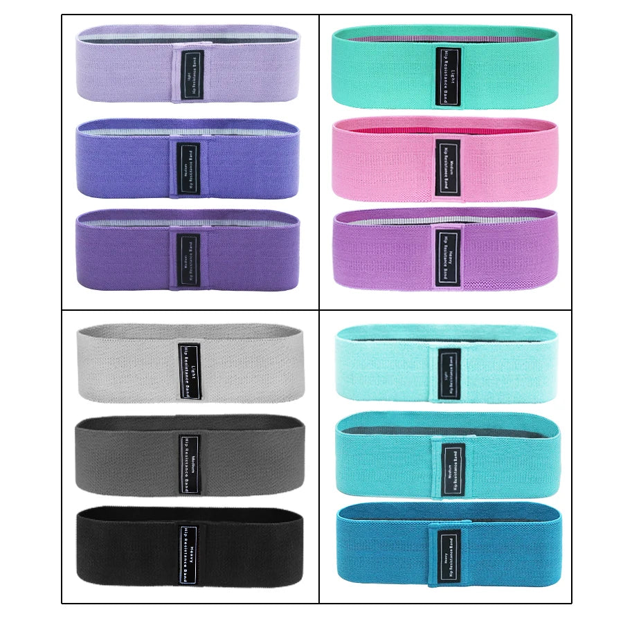 Non-Slip Fabric Resistance Bands