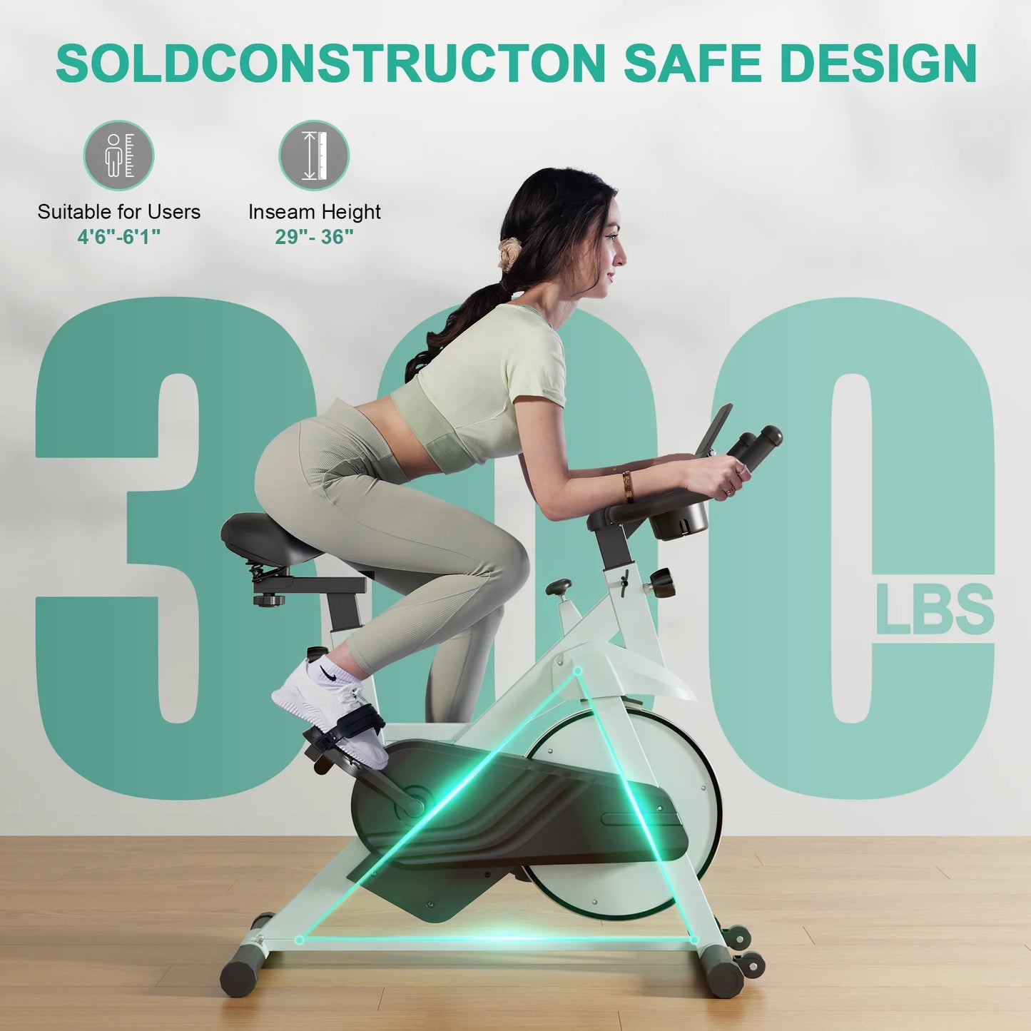 Upgrade Magnetic Exercise Bike