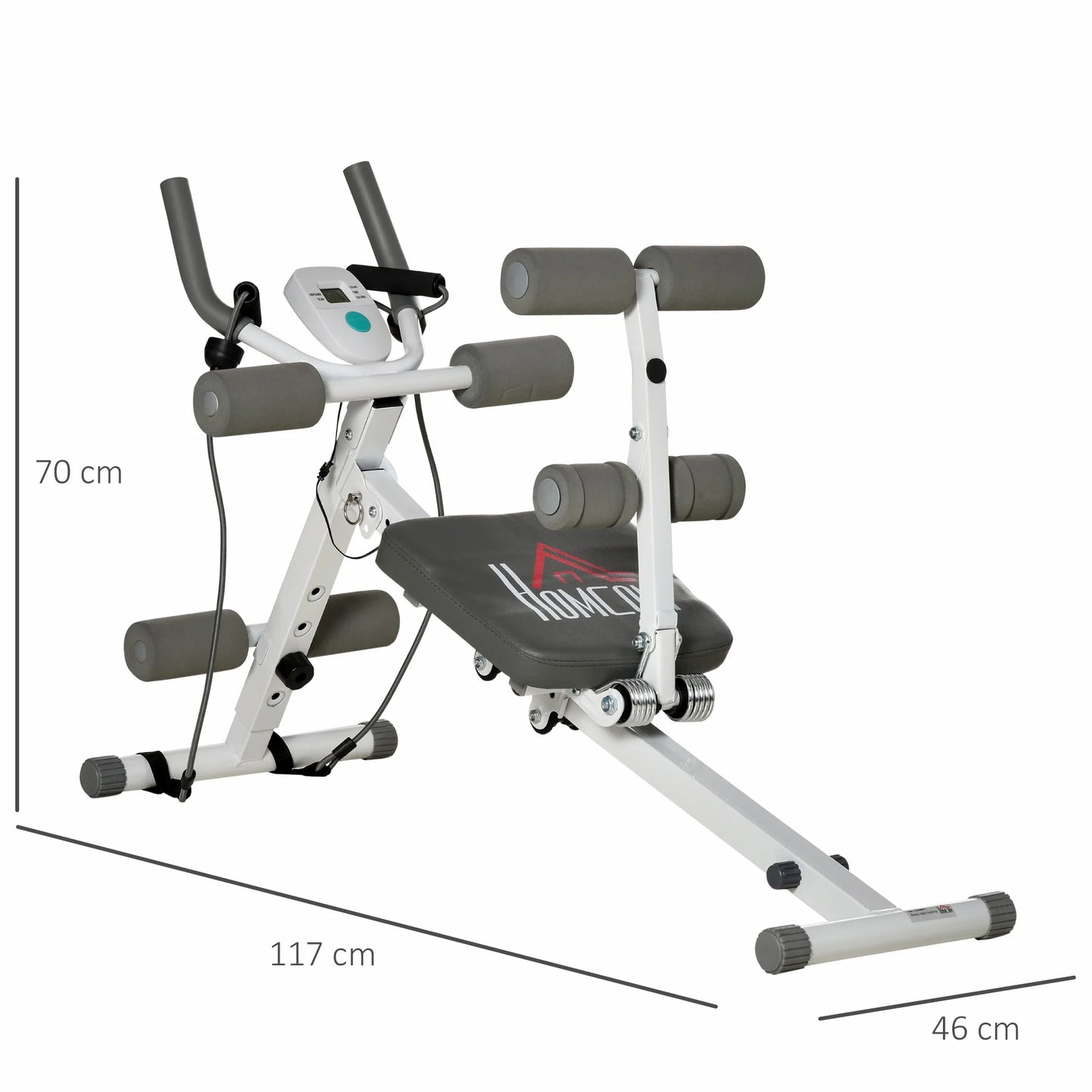 2-in-1 Ab Trainer Sit-Up Bench