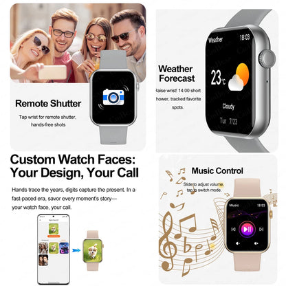 Smartwatch with 1.9" HD Screen Bluetooth Call