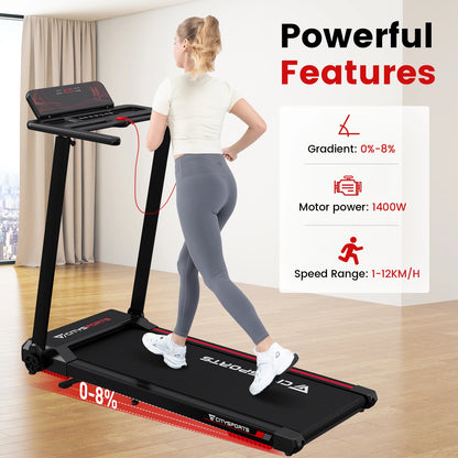 Compact Electric Folding Treadmill