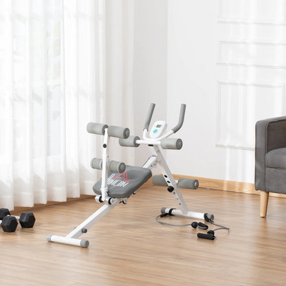 2-in-1 Ab Trainer Sit-Up Bench