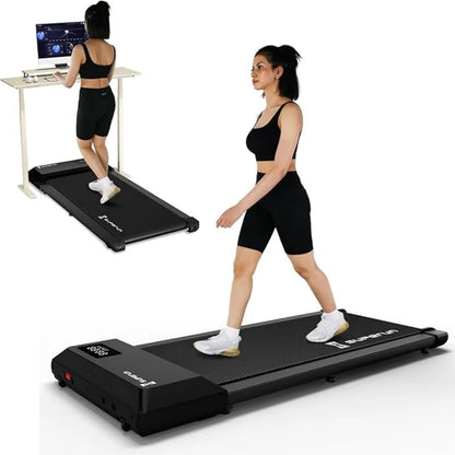 2.5HP Portable 2-in-1 Walking Treadmill