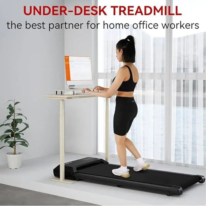 2.5HP Portable 2-in-1 Walking Treadmill