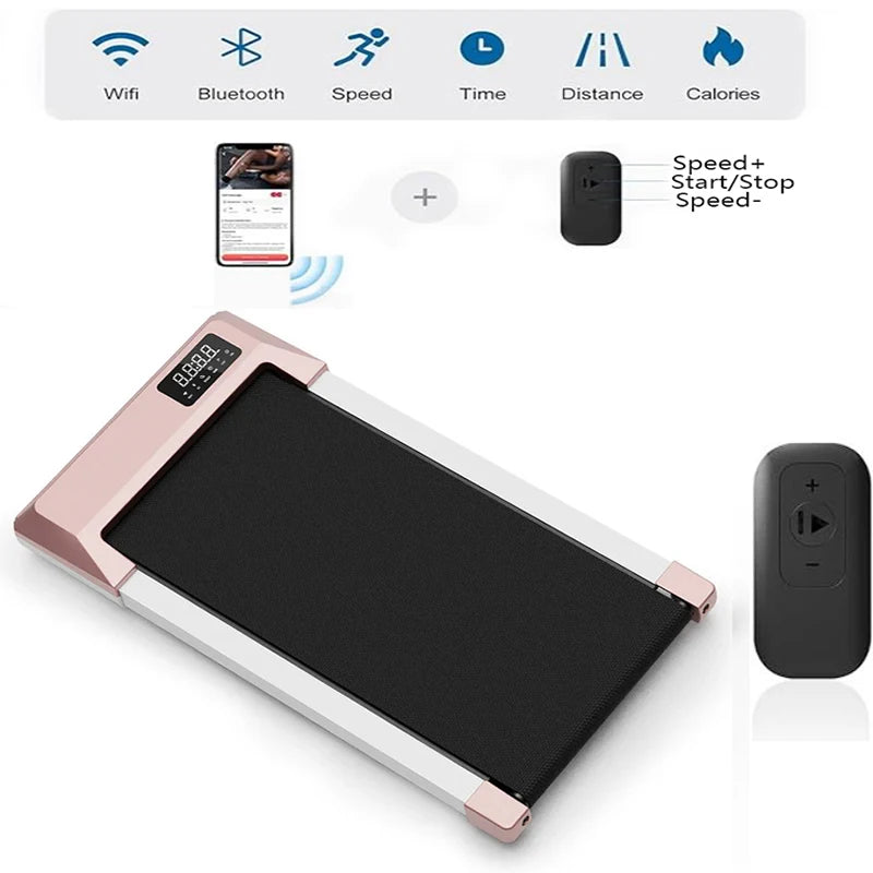Compact 2-in-1 Walking Pad Treadmill