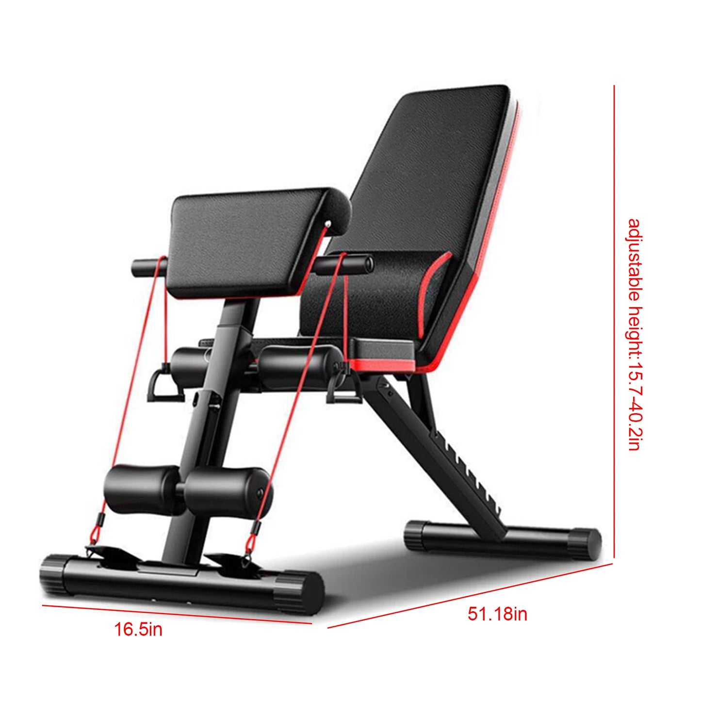 Foldable Adjustable Weight Bench