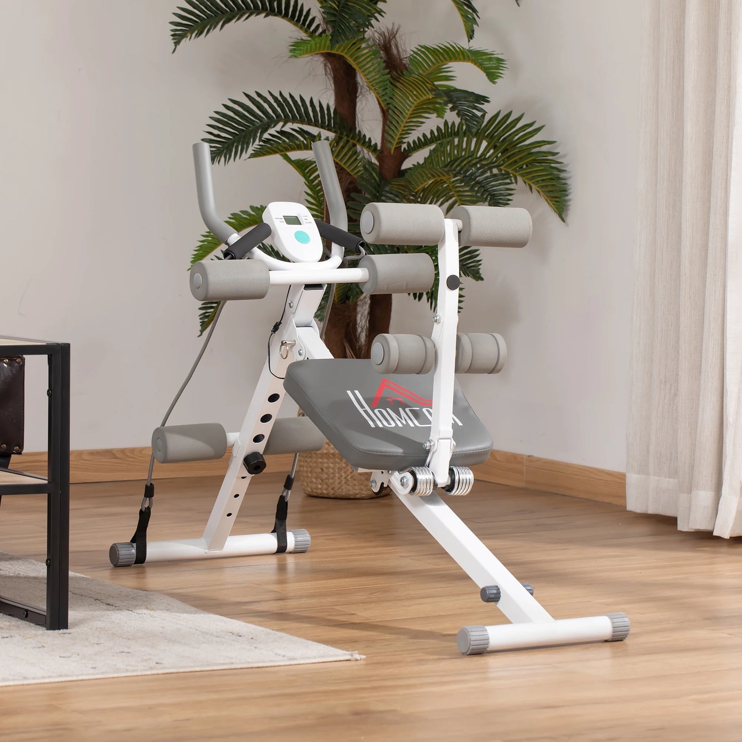 2-in-1 Ab Trainer Sit-Up Bench