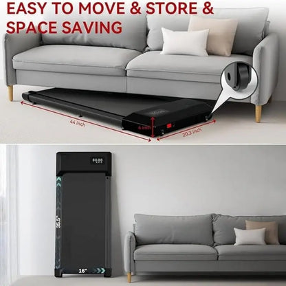 2.5HP Portable 2-in-1 Walking Treadmill