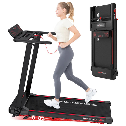 Compact Electric Folding Treadmill