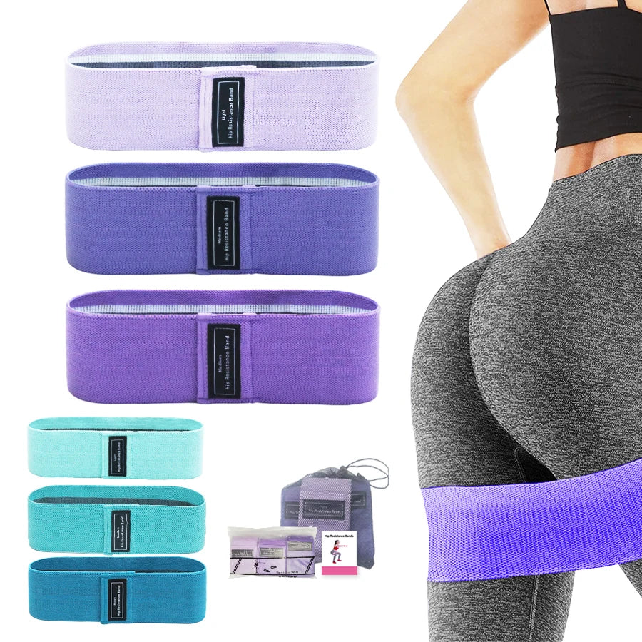 Non-Slip Fabric Resistance Bands