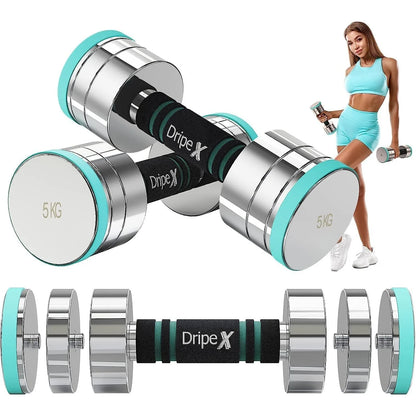 Steel Adjustable Dumbbells Set
