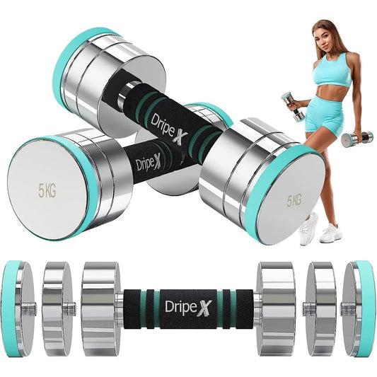 Steel Adjustable Dumbbells Set