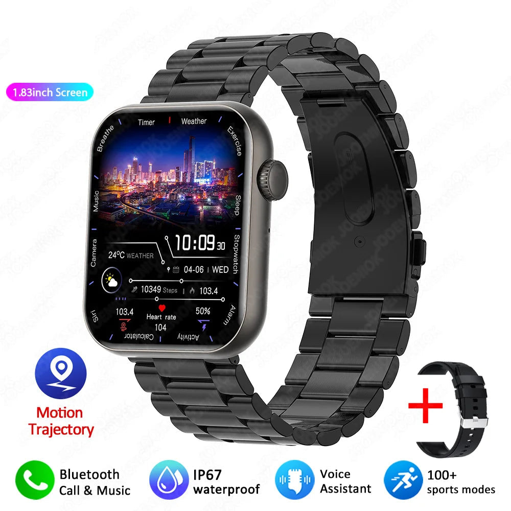 Smartwatch with 1.9" HD Screen Bluetooth Call