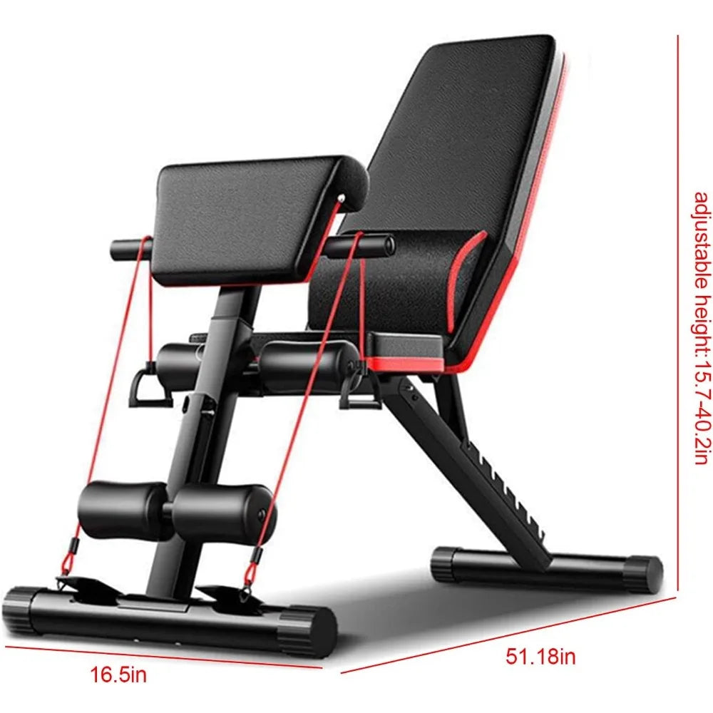 Foldable Adjustable Dumbbell Bench
