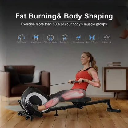 Foldable Magnetic Rowing Machine