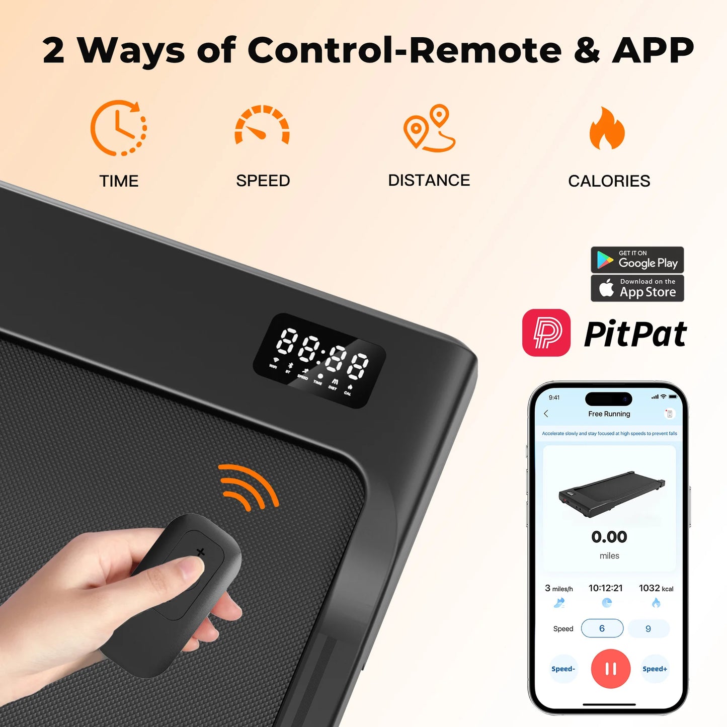 Compact Space-Saving Walking Pad
